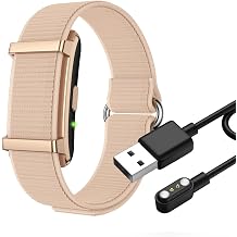 Smart Bracelet Fitness Tracker for Men Women Rose Gold | Temperature Monitoring, Heart Rate Monitoring, 24 Hour Sleep Tracker, Over 170 Sports Modes, Waterproof