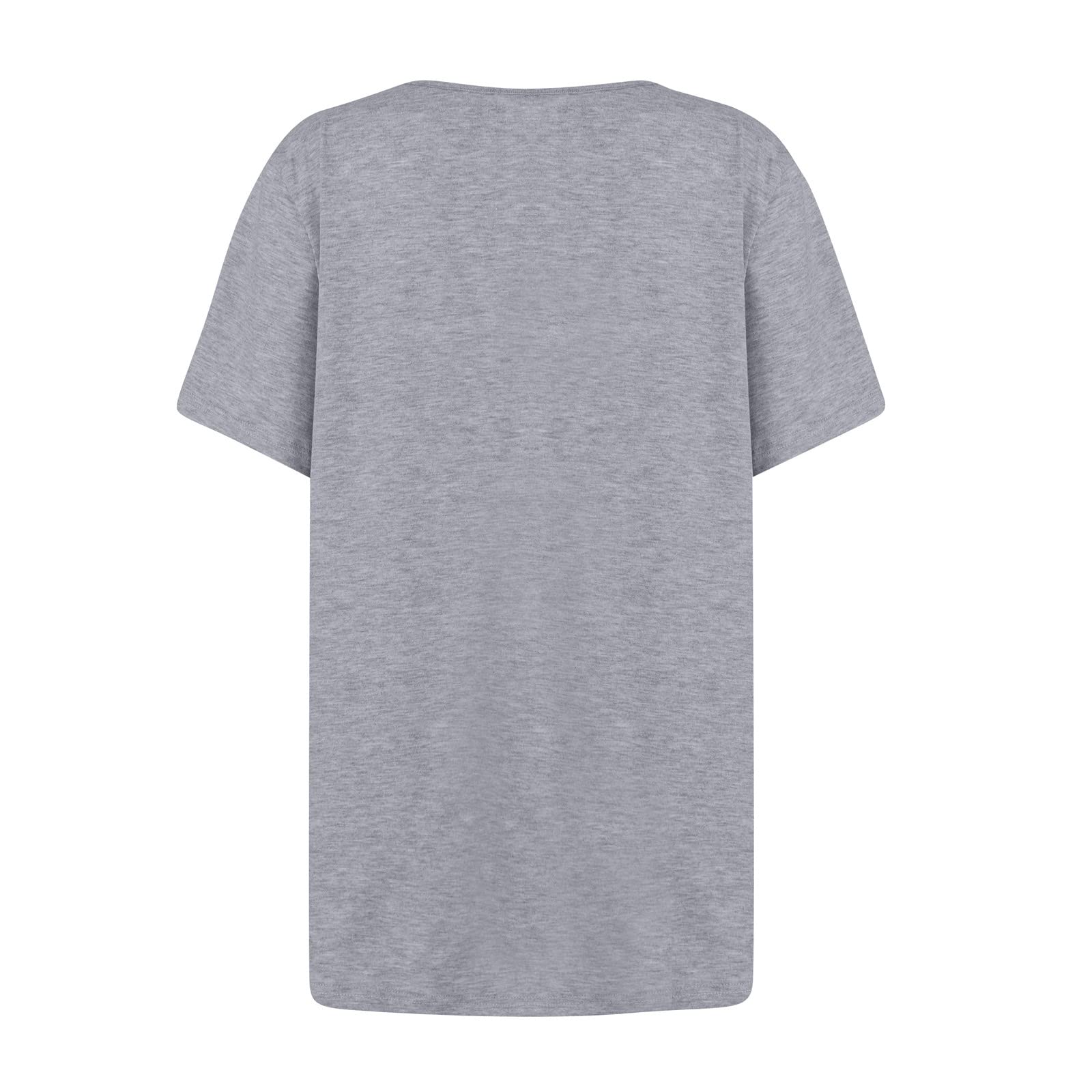 Camicette da donna a maniche corte primaverili eleganti casual vestibilità ampia magliette con bottoni decorazione estiva tinta unita tunica top