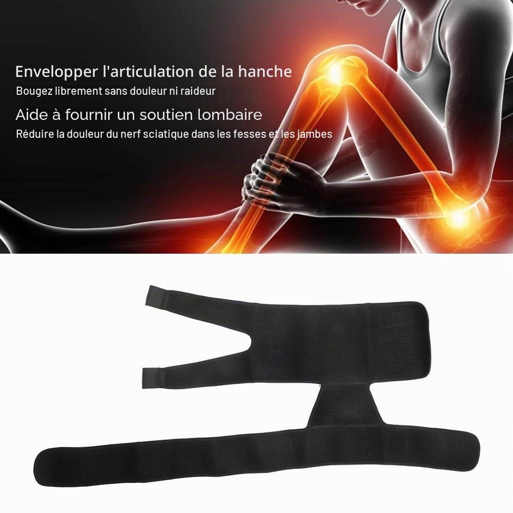 Brrnoo Support à l'aine, Soutien de l'articulation de la Hanche soulagement de la Douleur orthèse de Compression orthèse de Soutien de l'aine avec Ceinture réglable pour Femmes et Hommes