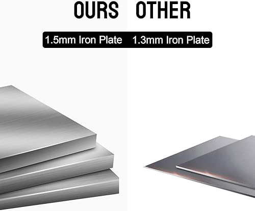 Miniatura 3 de Caja de herramientas de acero negro para camión con mango en T y cerradura, caja de herramientas resistente para camioneta, camión, RV, remolque,