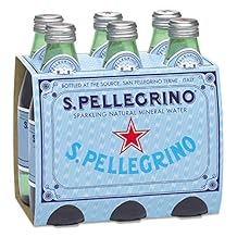 San Pellegrino 80087 Sparkling Natural Mineral Water, 8 oz Bottle, 24/Carton