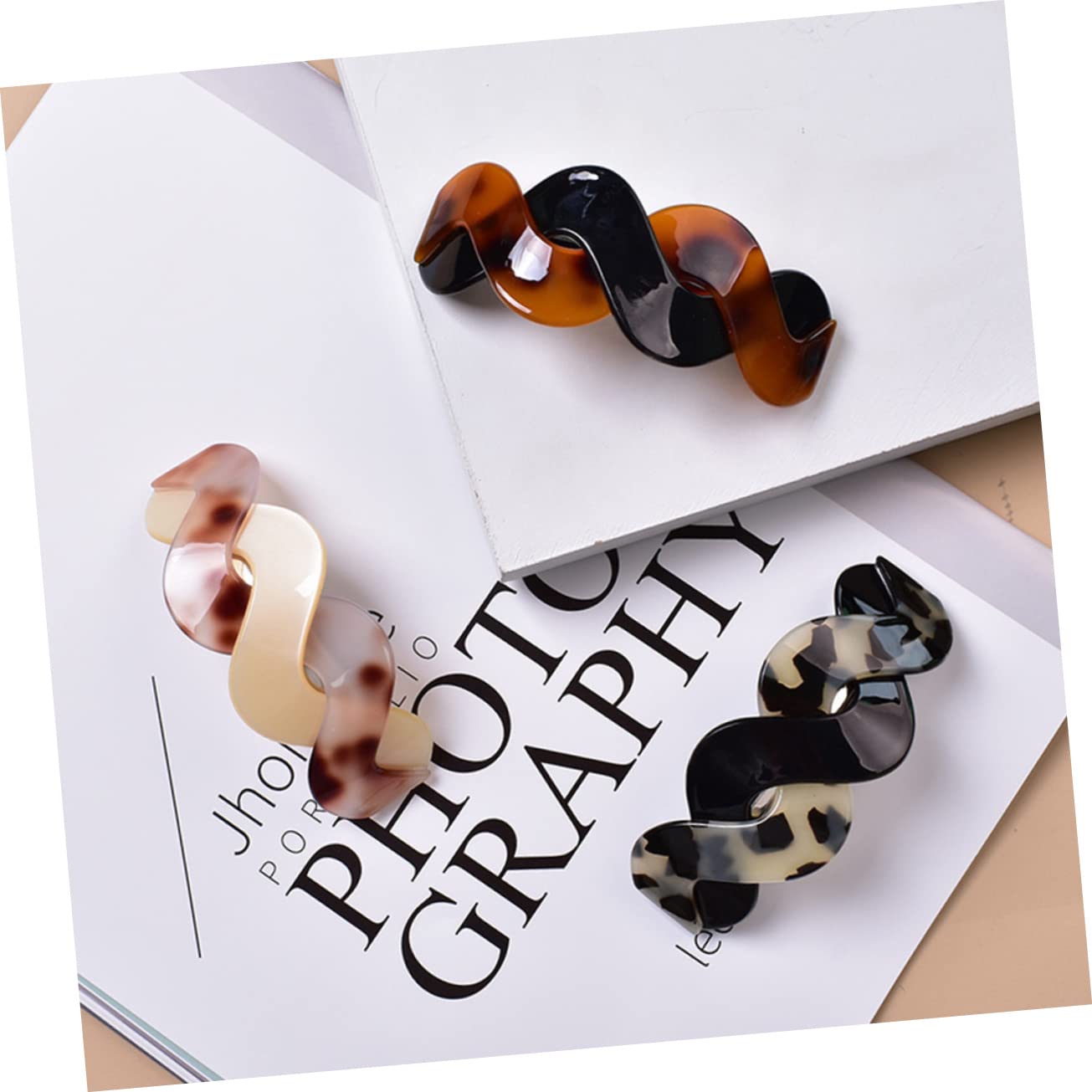 minkissy 12pezzi Fermagli Per Accessori Estetici Per Acconciature Per Code Di Cavallo e Chignon Facili Da Usare e Leggeri