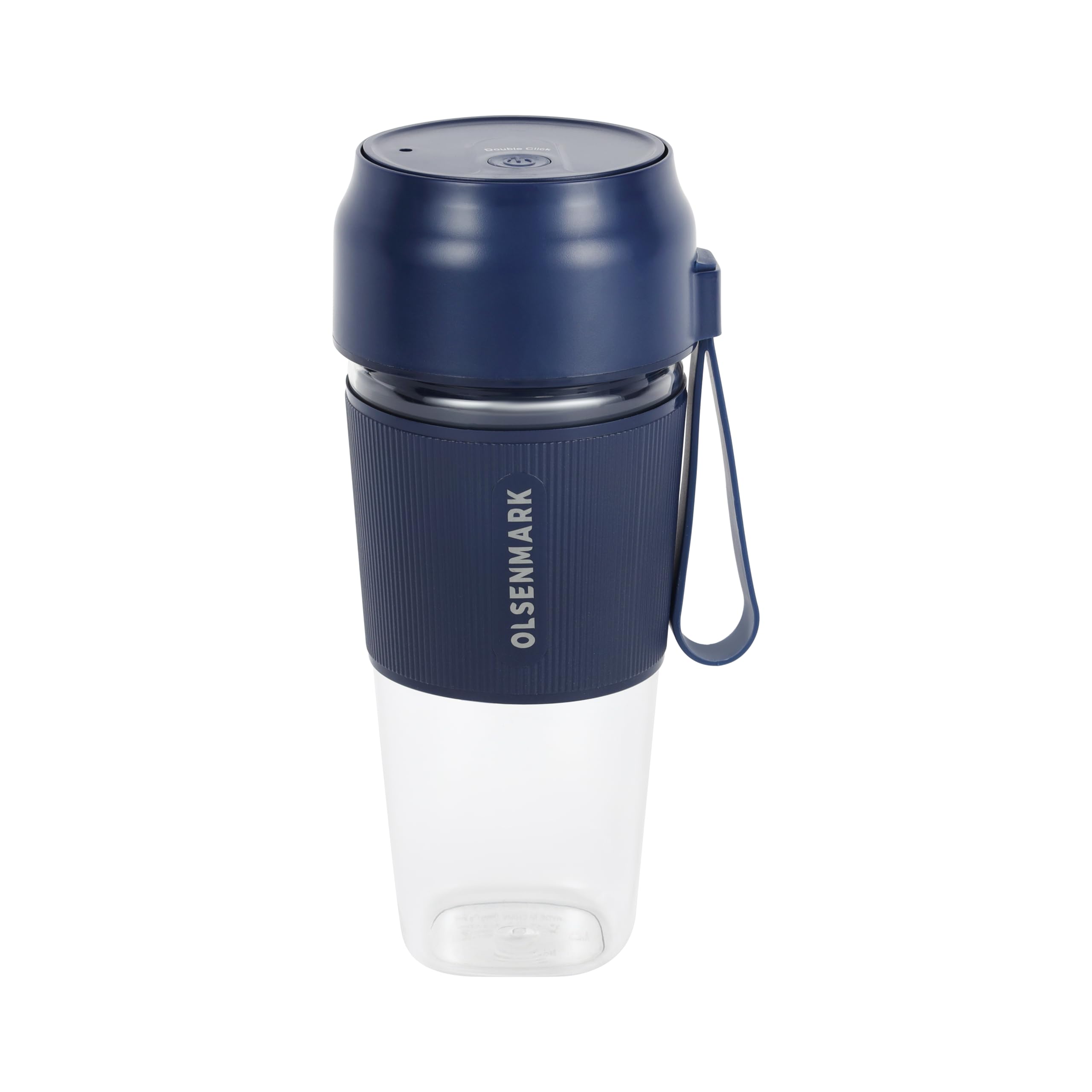 Olsenmark OMSB2439 Rechargeable Portable Blender, 300ML | 60W Powerful Motor | USB Rechargeable Mini Juicer | Safety Lock | BPA-Free | Ideal for Smoothies, Shakes, Baby Food & Travel Use