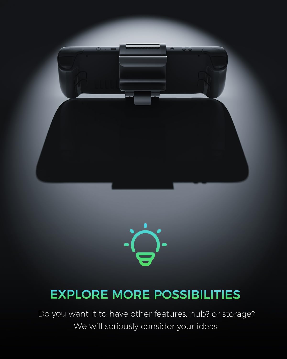 NEWQ Cargador Portatil, Banco de energía de 65 W compatible con Steam Deck, batería externa portátil USB-C PD 3.0 de 20000 mAh con soporte trasero extraíble