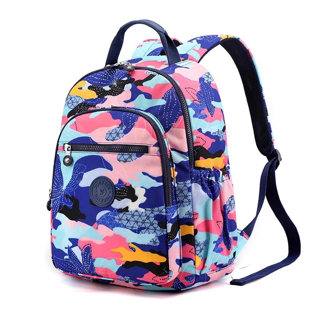 YUESITE Rucksack Damen Leicht Groß Tagesrucksack Schulrucksack Regenbogen | Frauen Mode Cityrucksack Wasserdicht Casual Daypack Reisen Mädchen 15 Zoll Laptop Rucksack