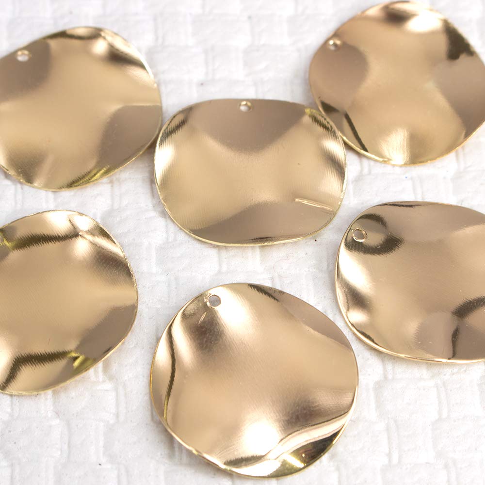 Amazon.co.jp: メタルプレート パーツ 金属 ゴールド アクセサリー 