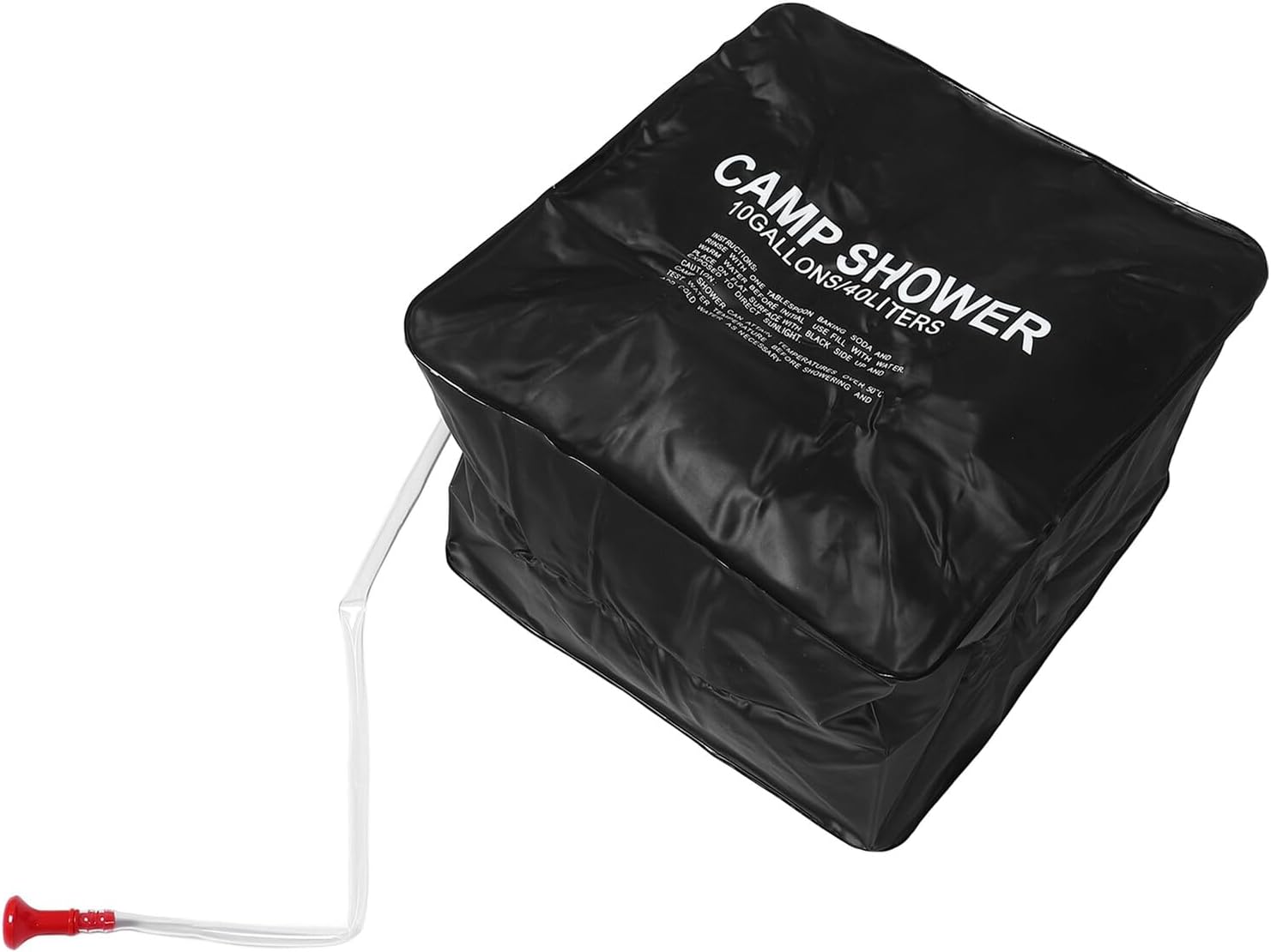 Milisten 40l Solar Heating Camping Shower Bag with Spray Head Portable Outdoor Shower Pouch for Travel Hiking and Camping