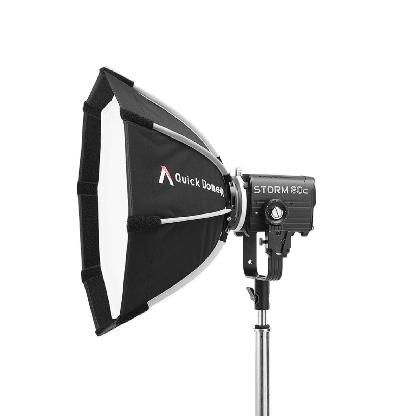 Aputure Quick Dome 40 Softbox, schnell aufzubauende achteckige Softbox für Aputure Storm 80c und andere LED-Videoleuchten mit Bowens-Anschluss