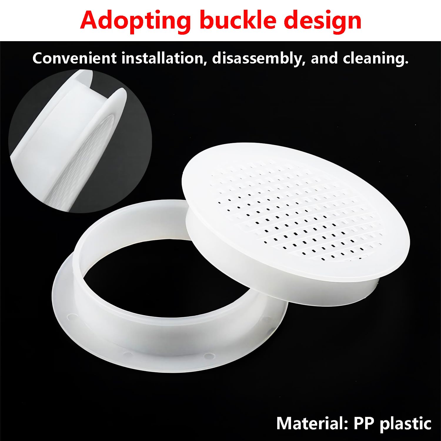 12 Pièces Grille Aeration Ronde 28mm, Maille De Ventilation