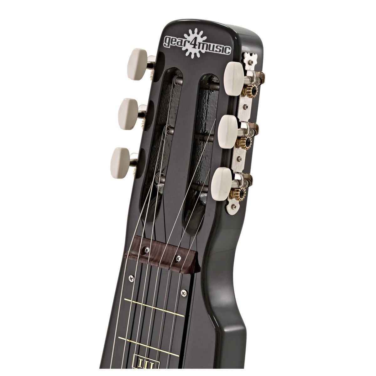 Chitarra Lap Steel e Stand di Gear4music | Toni country sorprendenti dal pickup single coil ceramico, ponticello hardtail fisso per un'accordatura stabile