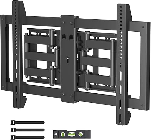 Suptek MAUS01A - Soporte de pared para TV de movimiento completo ultra delgado para televisores de 37 a 82 pulgadas, soporte delgado de perfil bajo