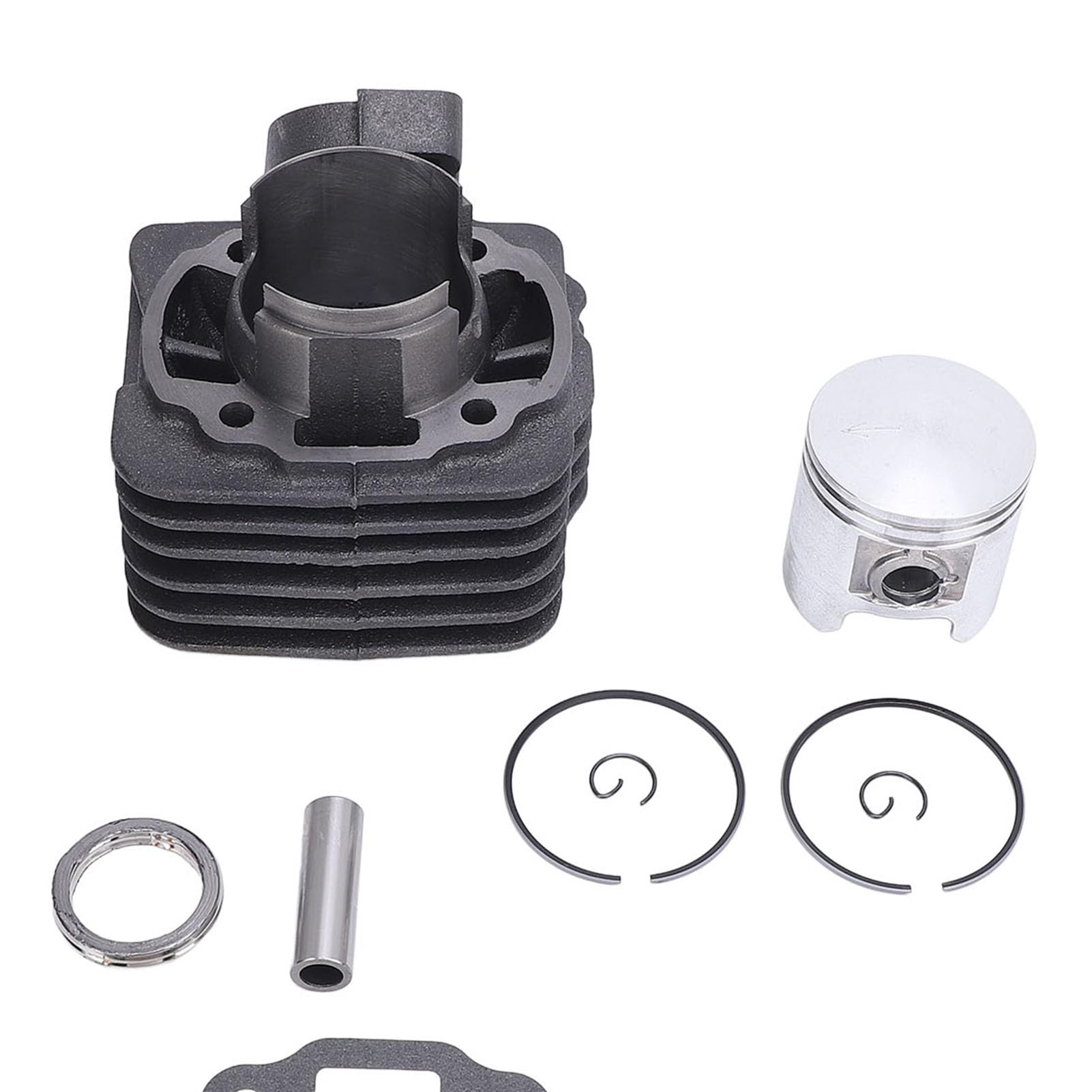 Kit de Cilindro de Gran Diámetro de 70, Clips de Pasadores de Anillos de Pistón de Culata Profesional con Juntas para Motores Verticales Refrigerados por Aire