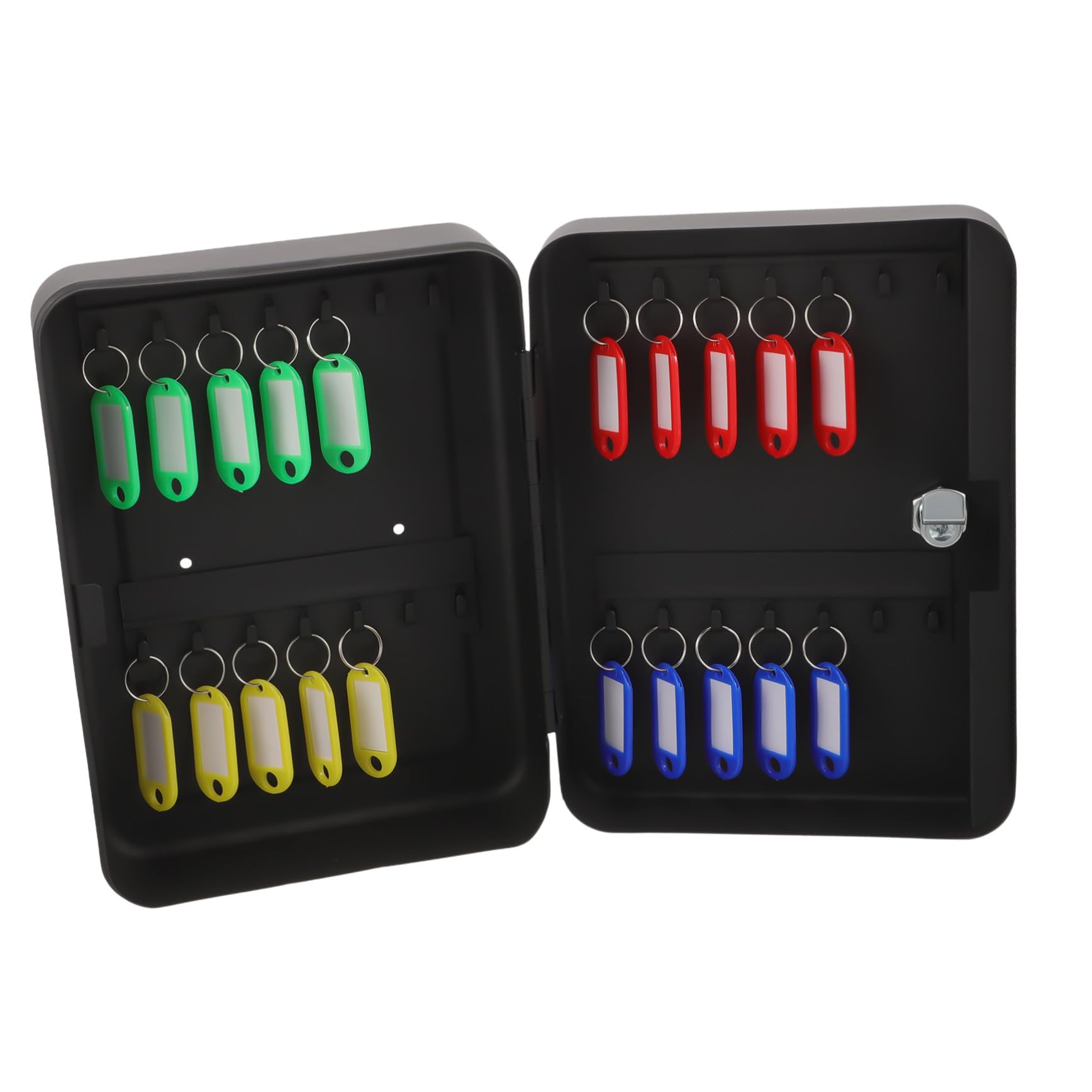 Caja para llaves de hierro POPETPOP organizador de almacenamiento de pared para hogar y oficina