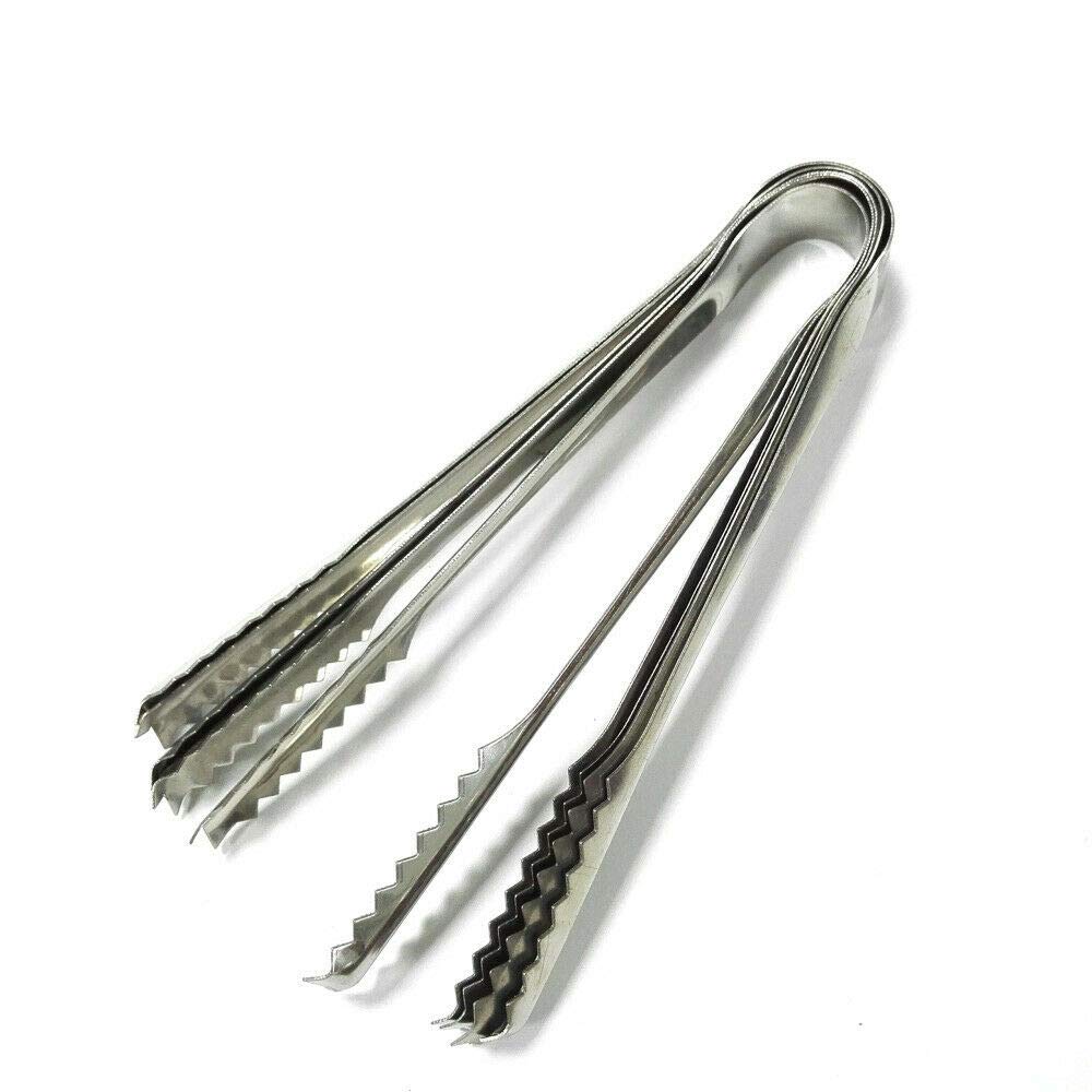 HoitoDeals 15cm Ice Tongs Sugar Cube For Tea BBQ Party Coffee Bar Candy Kitchen (5 Pcs)