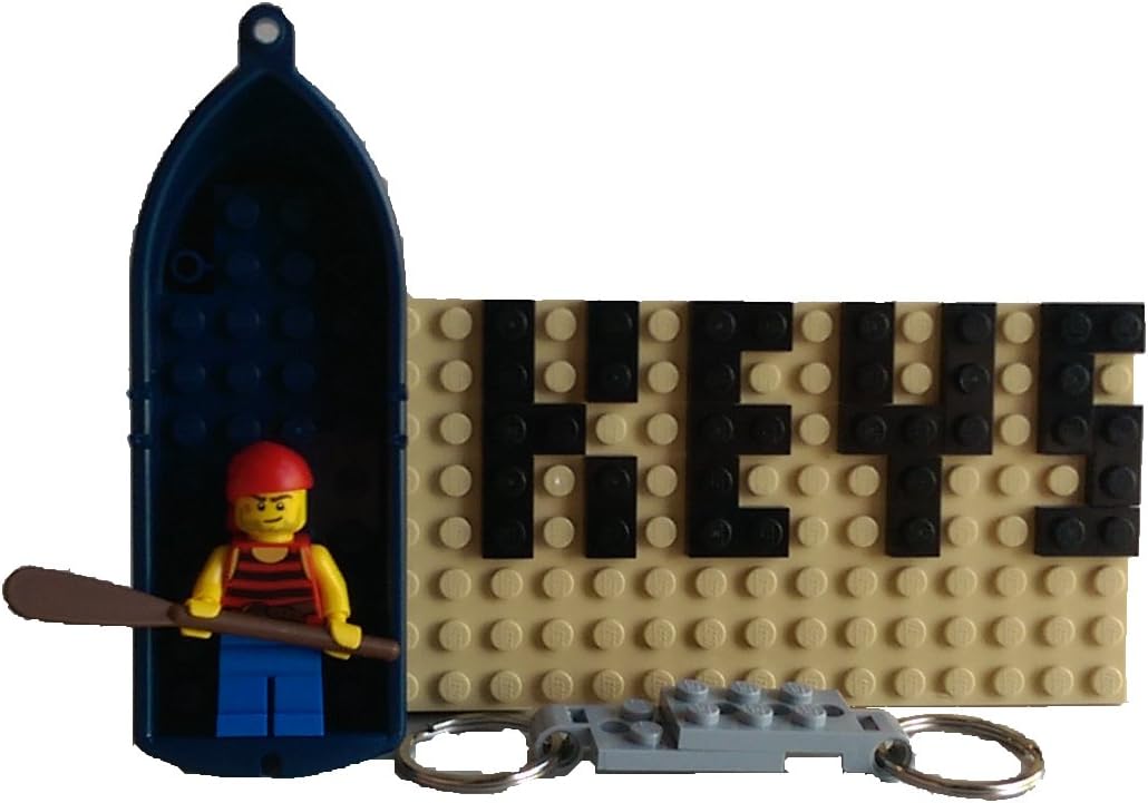 Pirate Themed Beach House Key Organizer with Key Chains