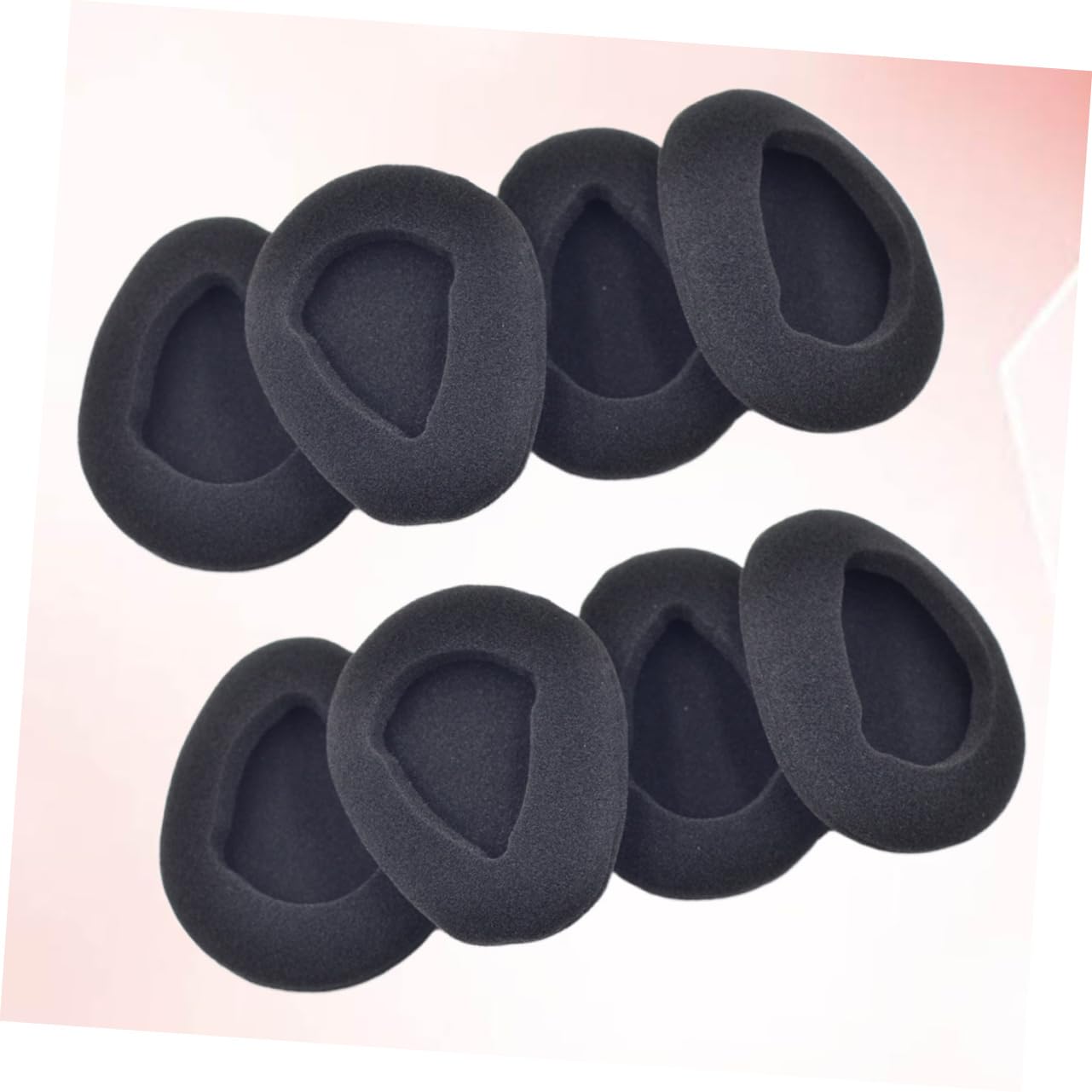 OSALADI STK Headset-Schwammpolster Schwammabdeckung kabellose Kopfhörer Schaumstoff-Ohrpolster Weiche Headset-Abdeckung Kissen Kopfhörer Ohrstöpsel Black