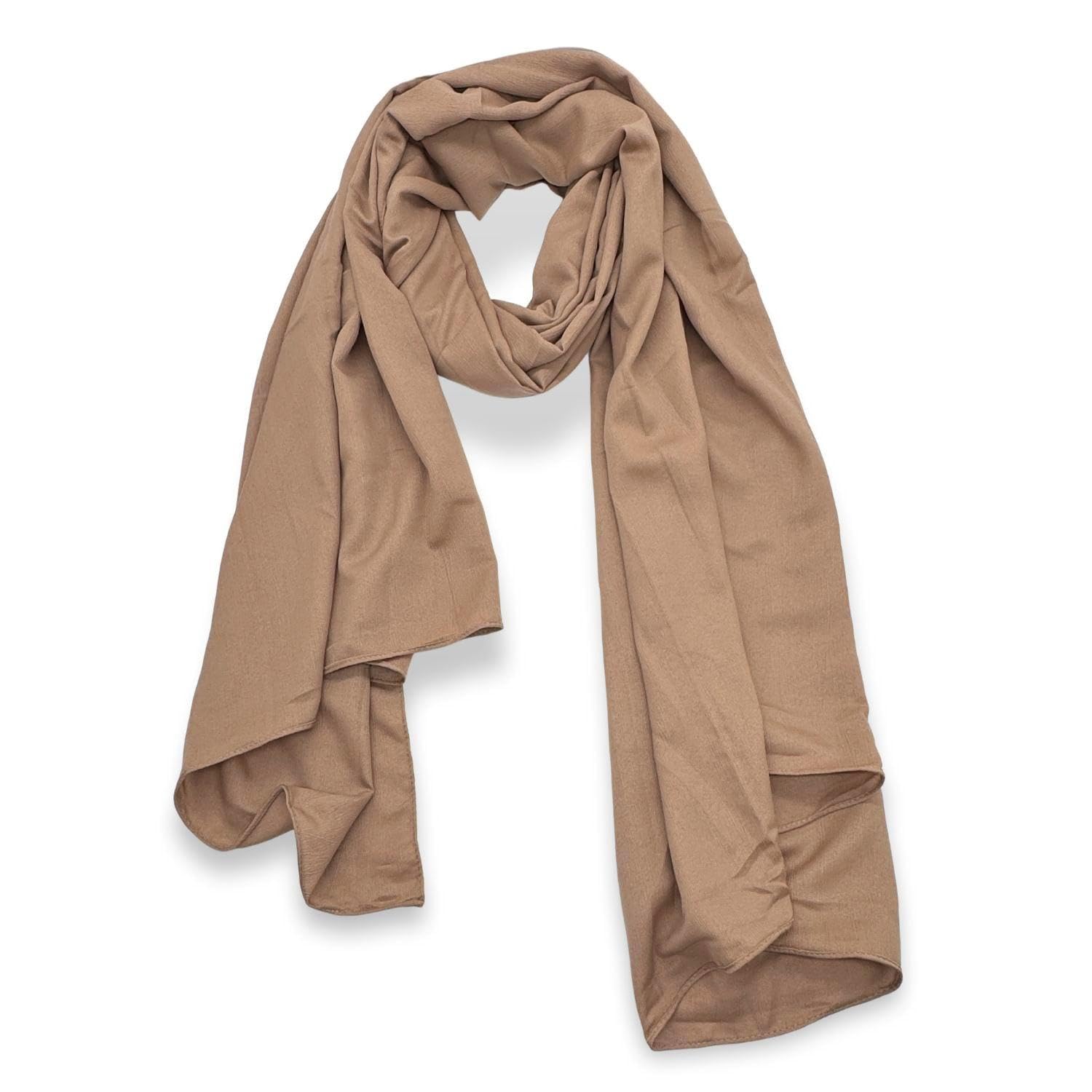 Cotton Linen Blend Fashion Scarf, travel scarf，Soft Breathable Fabric, Multiple Colors