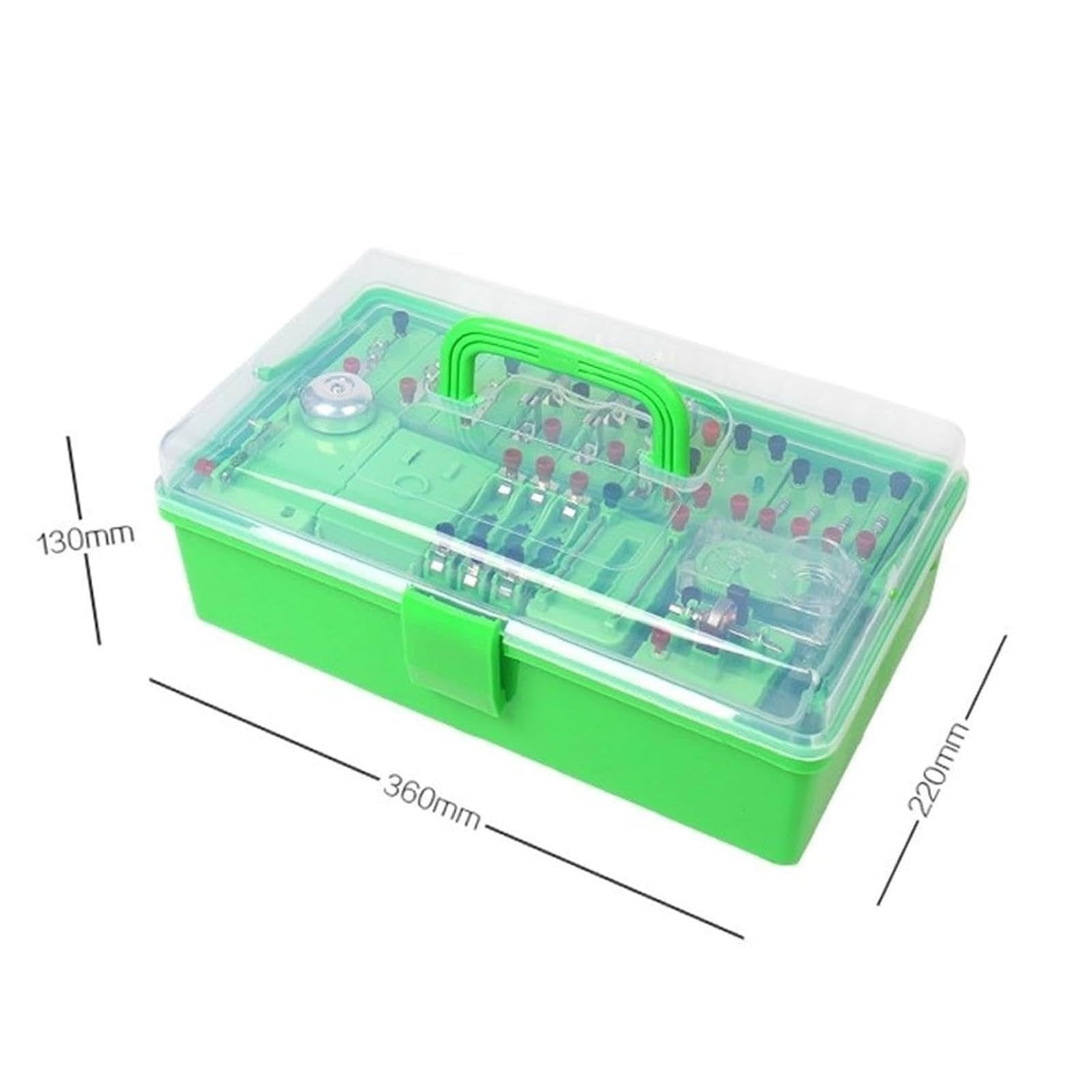 Physik-Elektrizität-Experimentierbox, Schaltkreis, Elektromagnetik-Laborset