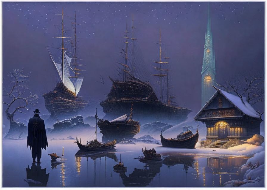 Affiches sur toile 58x90 cm les navires reviennent pour un salon chaleureux