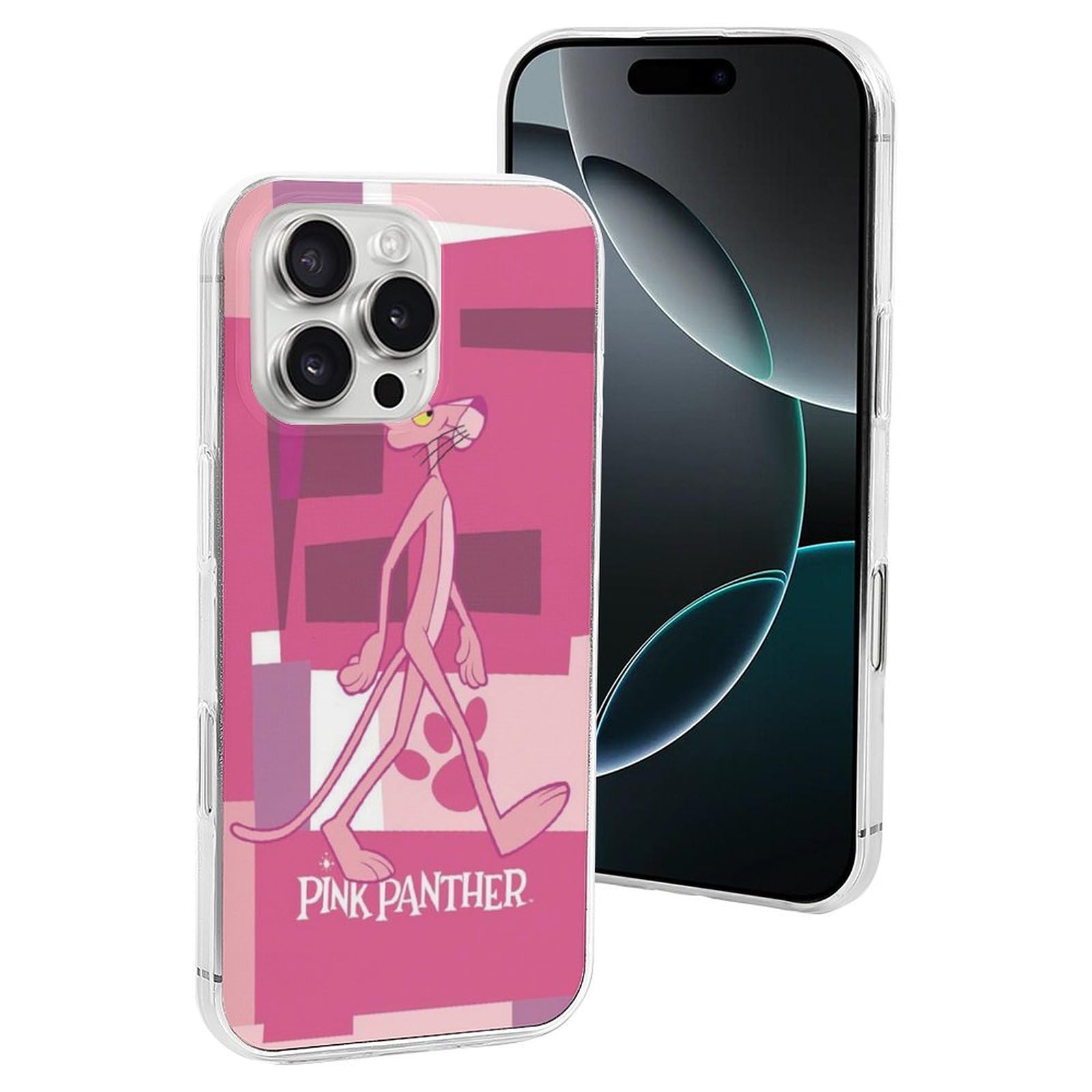 Amazon.co.jp: ピンクパンサー iPhone 16 ケース 耐衝撃