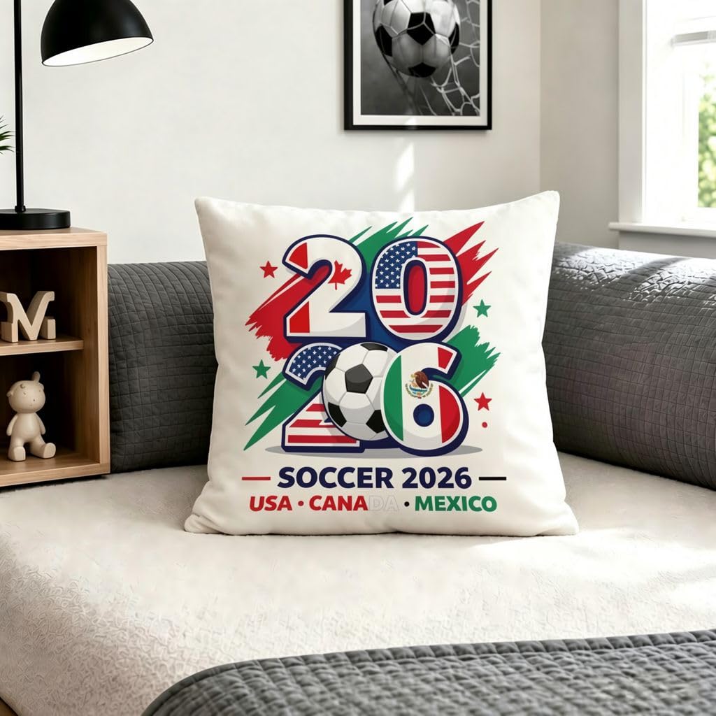 International Soccer SportPillow Cover -14x14