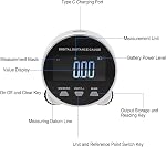Digital Tape Measure, 656.2ft Long Distance Electronic Rolling Ruler LCD Display, 260mAH Battery, USB Rechargeable Rolling Distance Measuring Tool for Circular Flat Curved Diameter