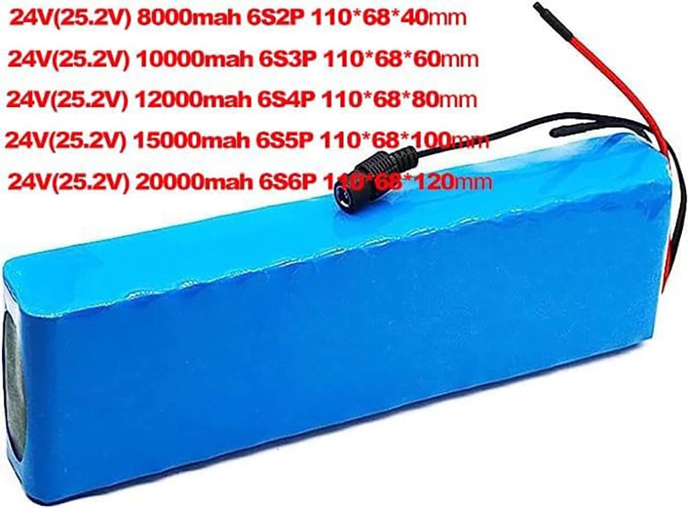 【大容量！】充電式リチウムイオンバッテリー24V 25,000mAh 電動自転車 Amazon | 電動自転車バッテリー 24V 36V 48V / 10AH 12AH 13AH 15AH
