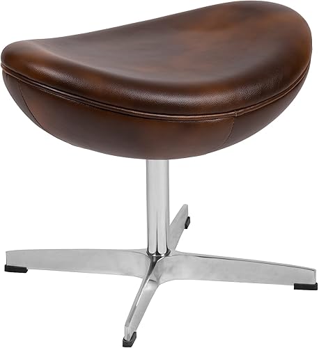 Miniatura 31 de Flash Furniture Silla de recepción lateral de tela naranja serie Egg Naranja (Orange Fabric),Tela Aqua,negro, cuero, (Black LeatherSoft),Gris