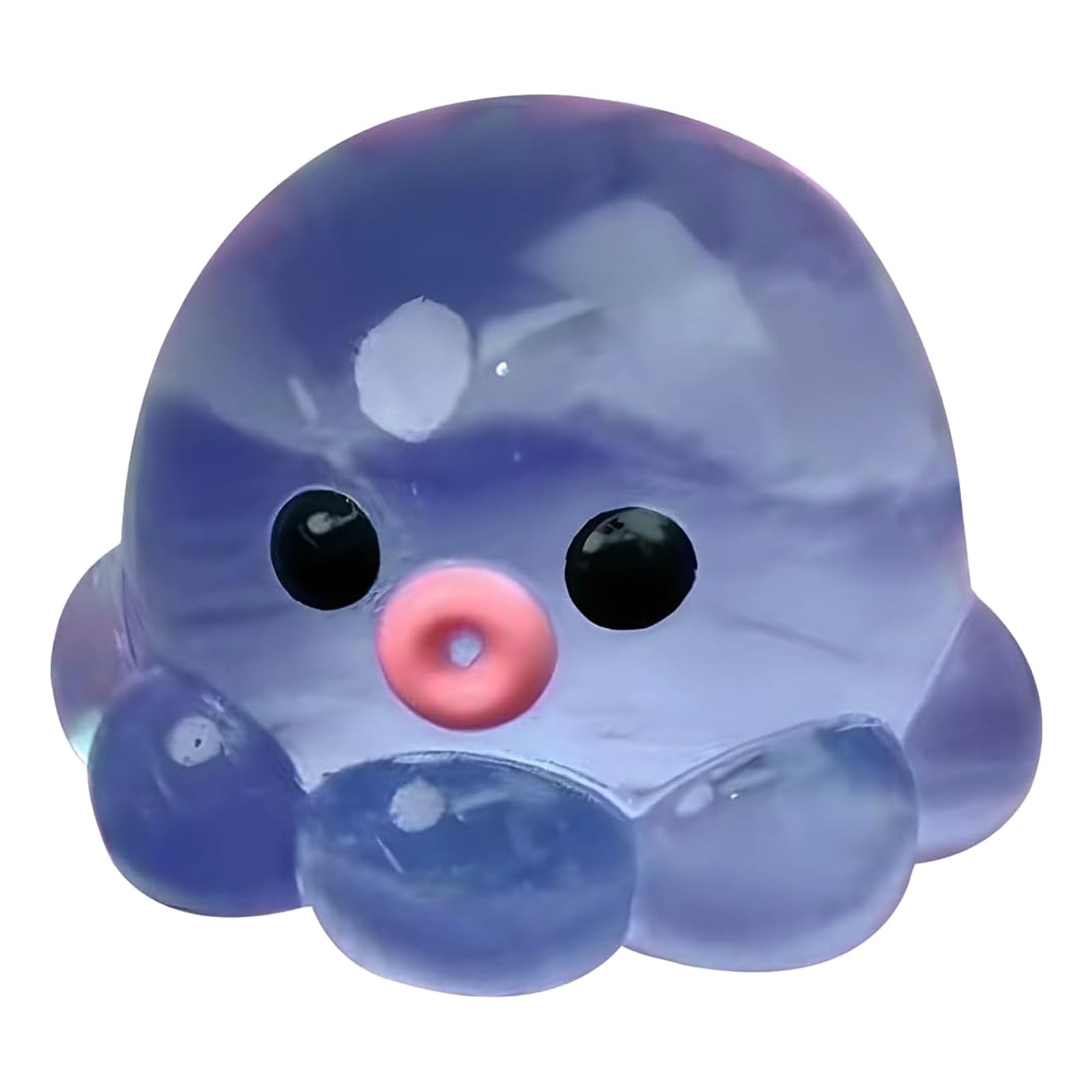 Squishy Fidget Octopus, Toy Soft Novelty Handmade Stress Relief, Soft Animal Sensory, Easy To Carry, For Classroom, Hand Exercise, Relax Tension, Focus and Relaxation, Mood Reliefing (Blue) — image 1