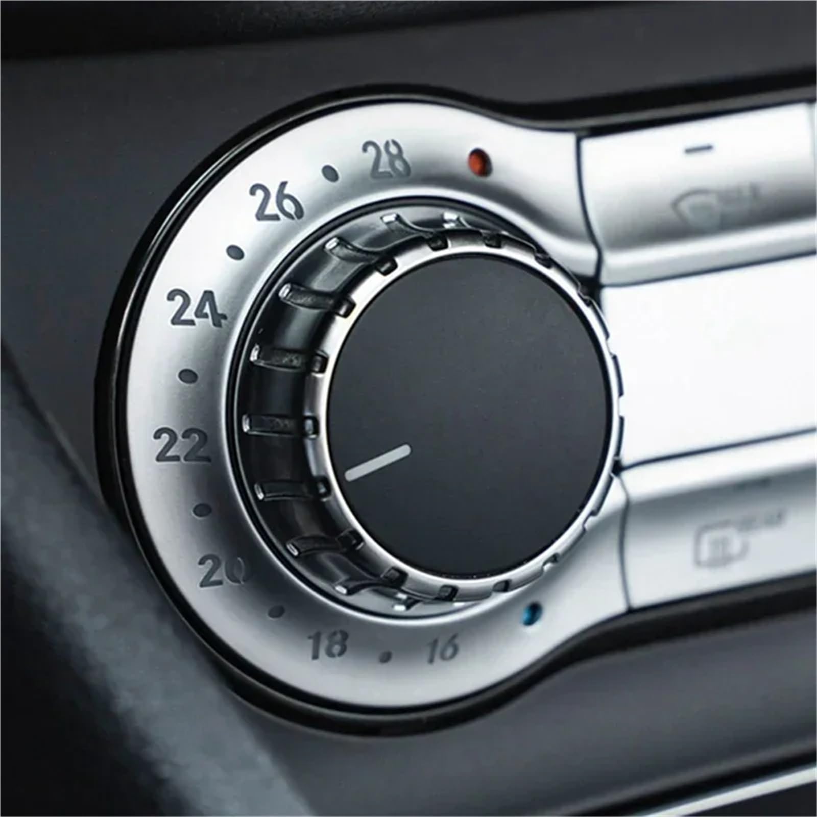 Compatibile Con Benz Per CLA C117 Per A W176 2013-2018 Interruttore Pulsante Auto Adesivo Adesivo Accensione spegnimento Console Centrale Aria Condizionata Adesivi pulsanti interni auto