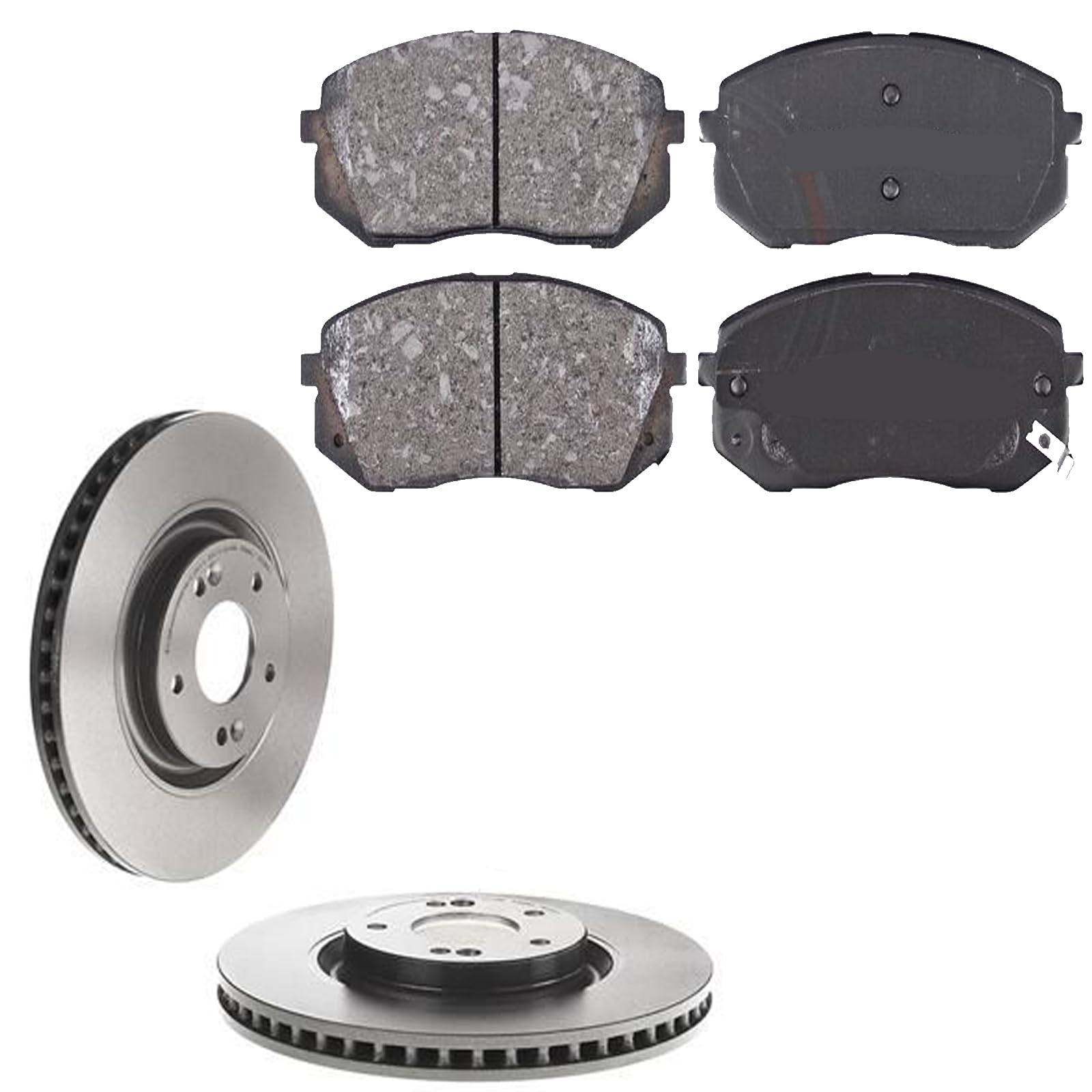 KIT FRENI ANTERIORI compatibile con HYUNDAI TUCSON (TL,TLE) - DISCHI + PASTIGLIE OEM: FDB5039 | 18177, 18561 |SOSTITUZIONE DIRETTA|BASSA POLVERE|SILENZIOSO