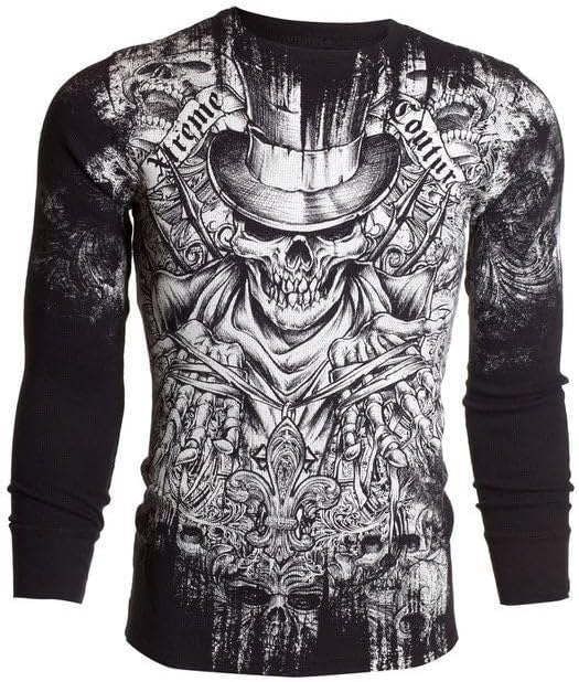 Xtreme Couture by Affliction - Camisa térmica para hombre (negro)