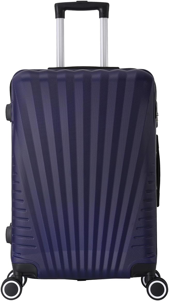 TROLLEY ADC – Large Size Suitcase 75 x 46 x 28 cm, Blue Elegance Collection, Suitcase