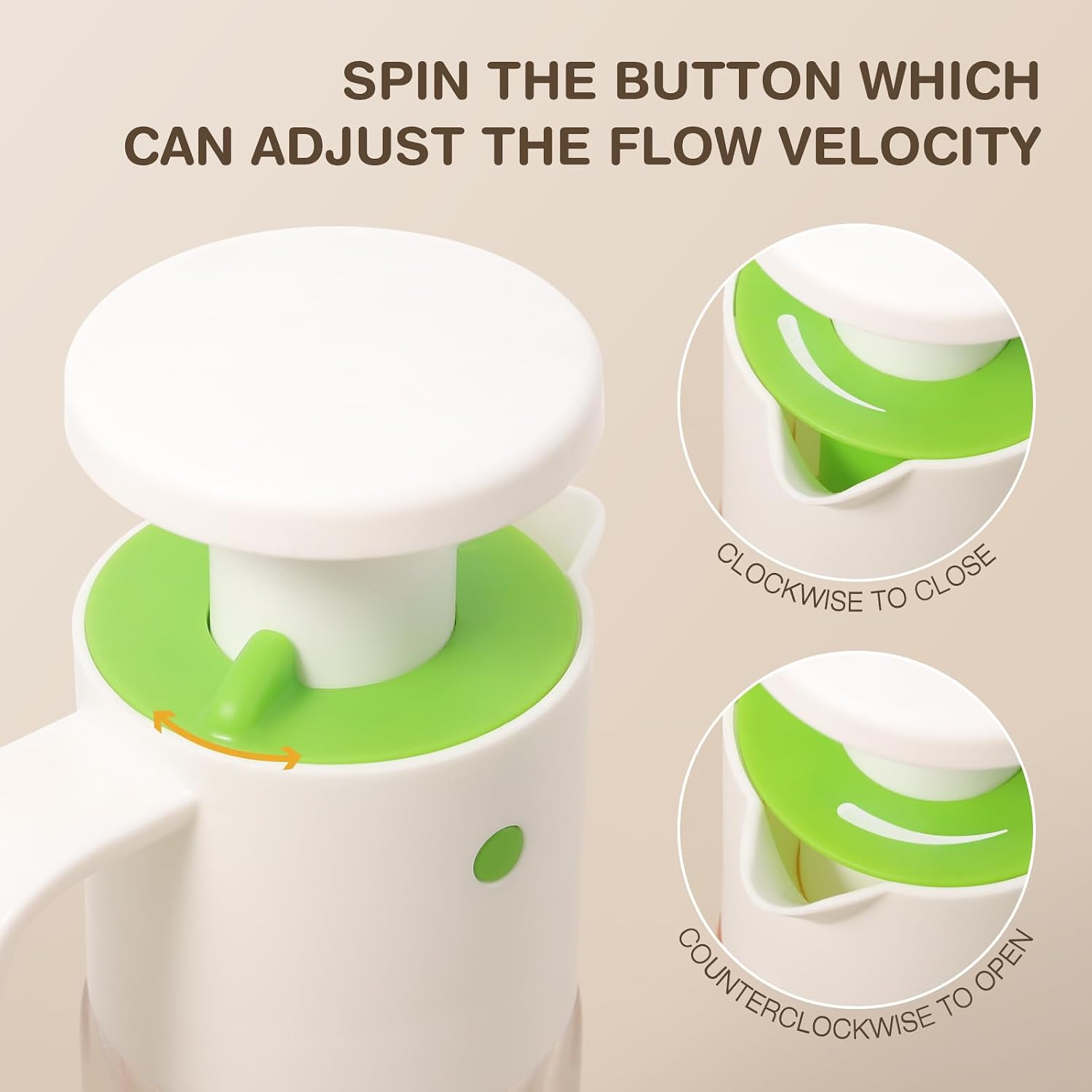 Vucchini Salad Dressing Shaker Mixer Bottle