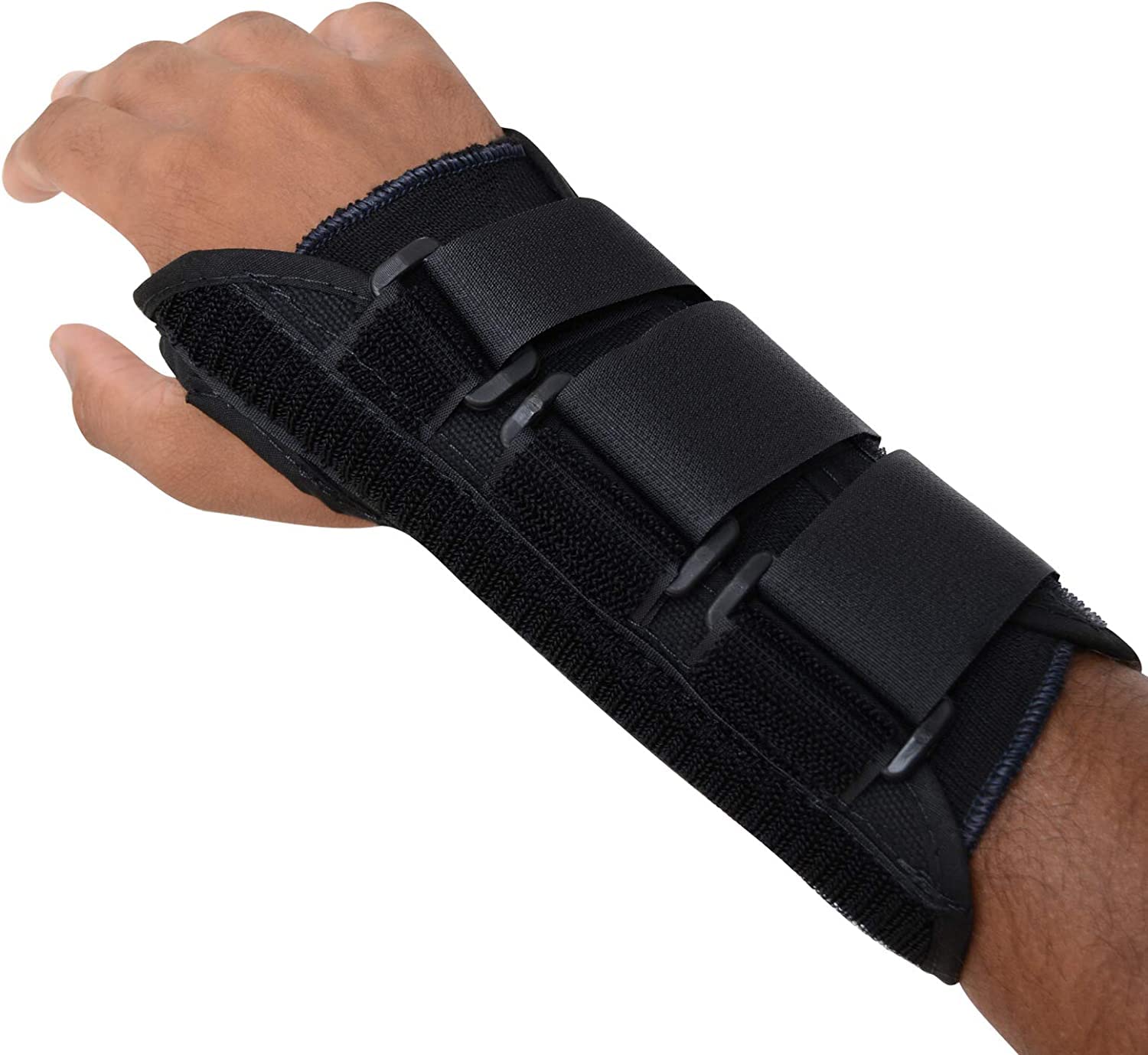 Preston Canvas Wrist Splint, Left, Medium, Orthopedic Support Brace for Tendonitis, Inflammation, Carpal Tunnel, Injuries & Pain, Full Finger Function, (Left Hand)
