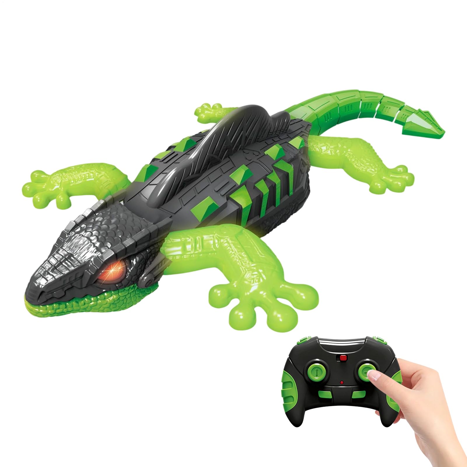 Generisch Ferneidechse Klettert An Die Wand | Klettern Crawler – Fernbedienung Tiere Spielzeug Mit Licht, Strümpfe Stuffers Kinder Spielen Home Party Outdoor Wohnzimmer Urlaub