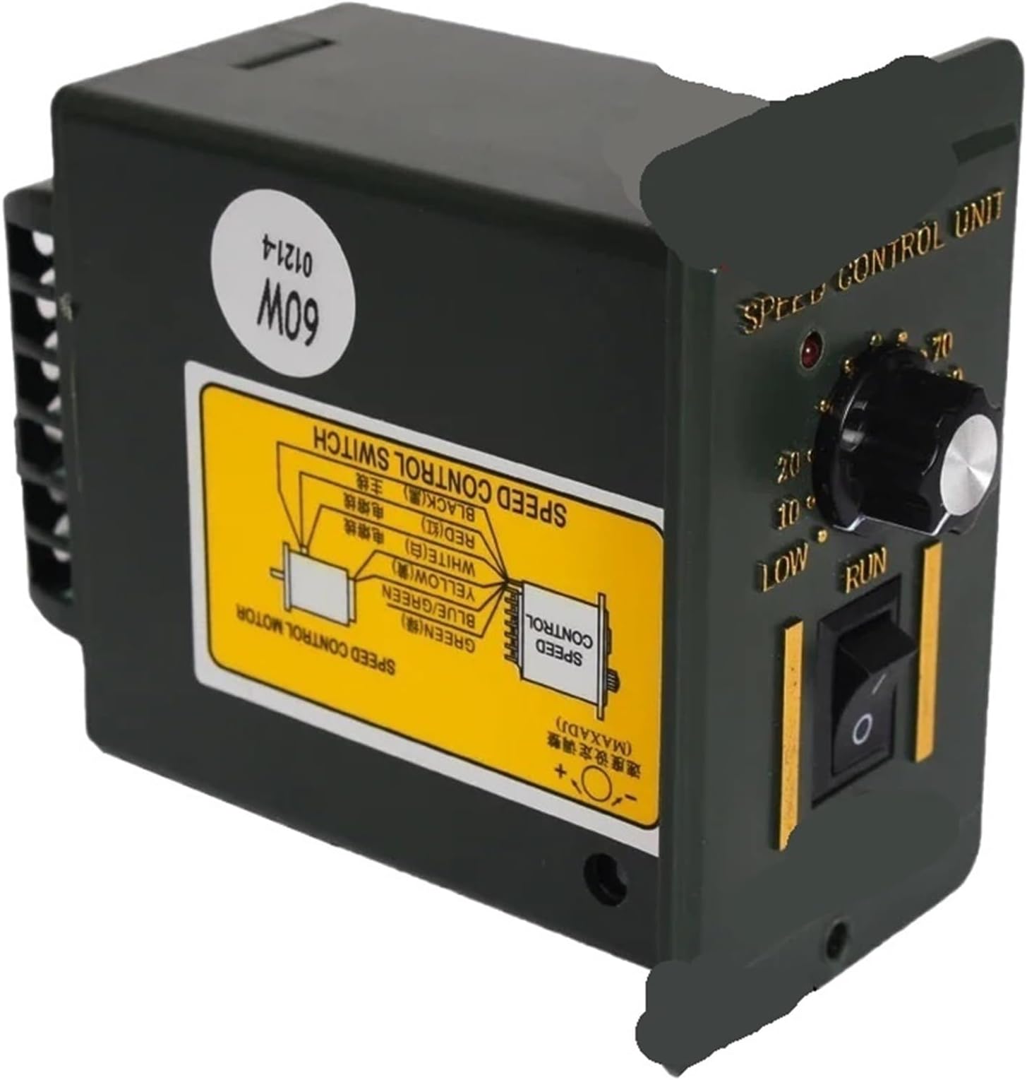 1pcs US-52 6W-400W AC Motor 220V Controller Speed Pinpoint Regulator Forward Backward 50Hz 60Hz Mini Motors Control(180W)