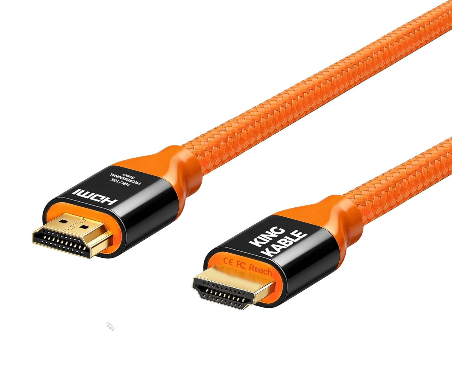 Ultra High-Speed HDMI 2.2 High-Definition Cable, 96Gbps, Supports 16K/8K@120Hz/4K@240Hz, Dynamic HDR, eARC, for Computers, TVs, Projectors and More (1.5m/4.92ft)