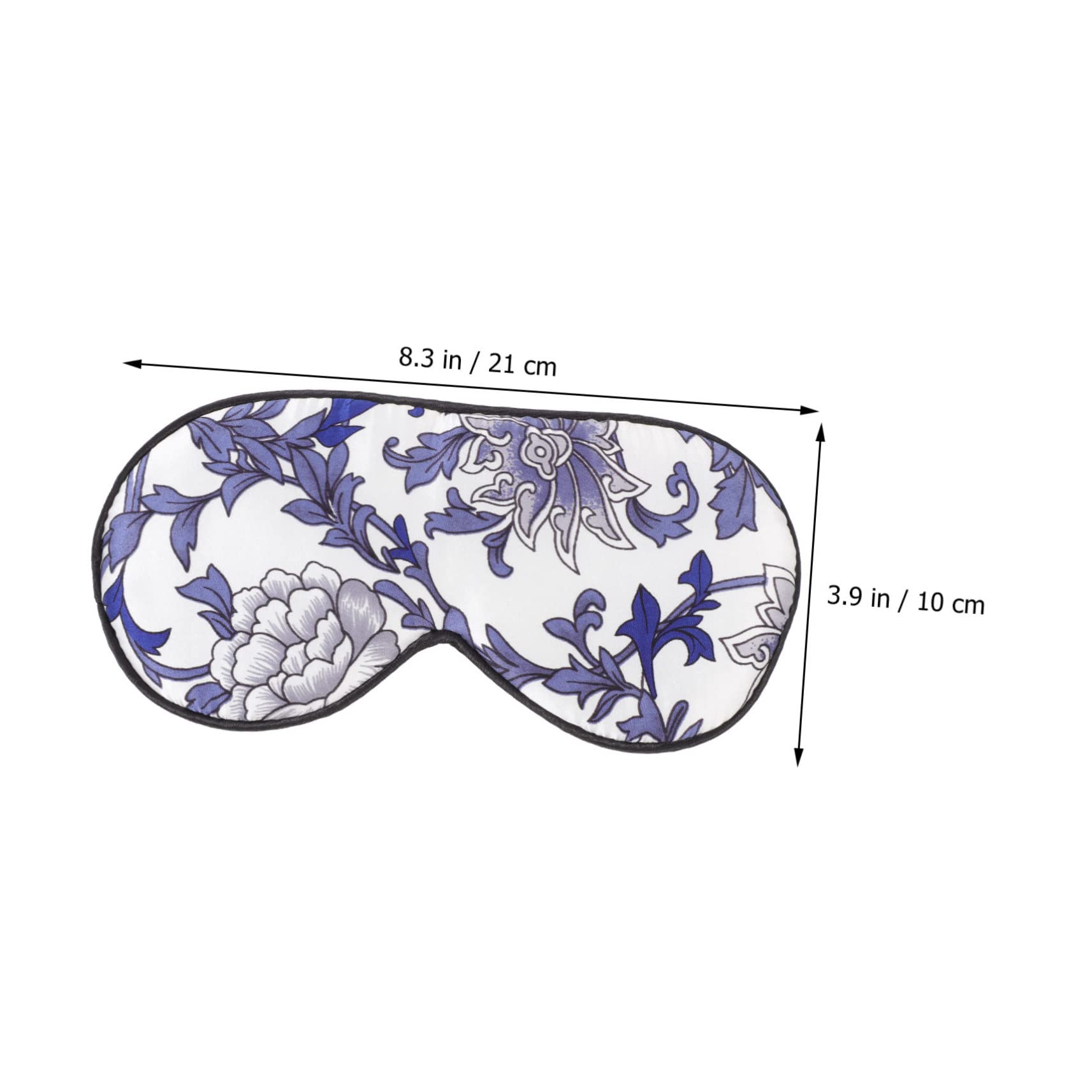 Baluue 4stücke Angenehme Schlafmaske Natürlicher Druckdesign Für Entspannenden Schlaf Lichtblockierend Für Und Meditation Unisex Blau