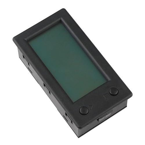 Miniatura 15 de DROK Amplificador de voltaje CC, monitor de batería DC 0-300V 200A, amperímetro voltímetro para configuración del sistema solar, capacidad