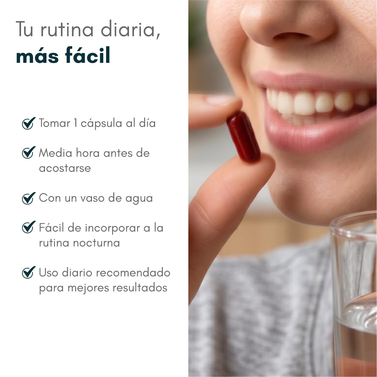 AORA Noche - Cápsulas para Dormir 30 unidades | Sueño Profundo y Reparador | Antioxidante y Antiedad Natural | Azafrán, Valeriana, Vitamina B6 y Resveratrol