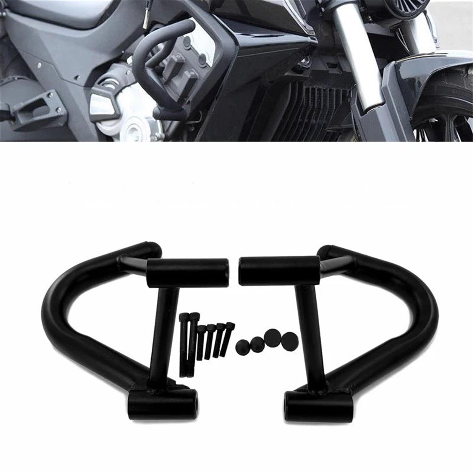 Motorrad Stoßstange Für Benda Für LFC700 Für LFC 700 Für Lfc700 Motorradzubehör Motorschutzbügel Autobahnsturzbügel Rahmenschutz Stoßfänger Anti-Fall-Kit Motorradstoßstange