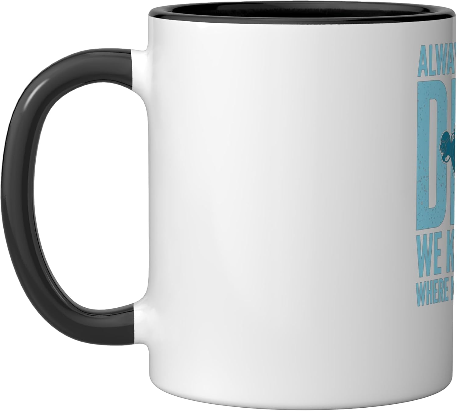 Be Nice to Divers We Know Places Where Nobody Will Find You Ceramic Mug, Red/White, 15oz image 4