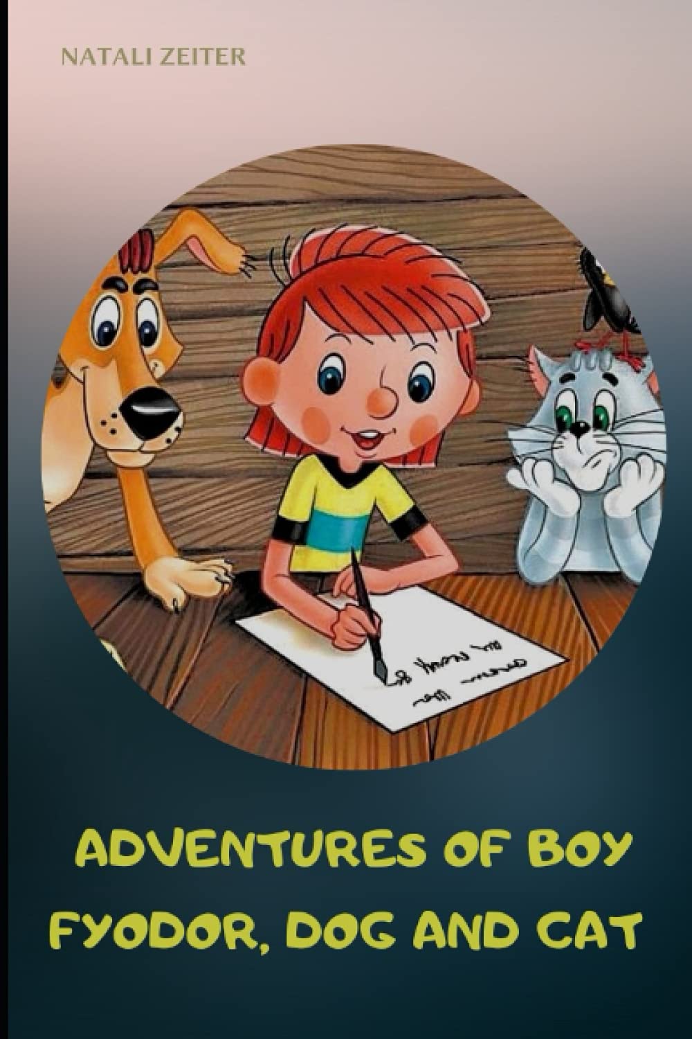 Adventures of boy Fyodor, dog and cat