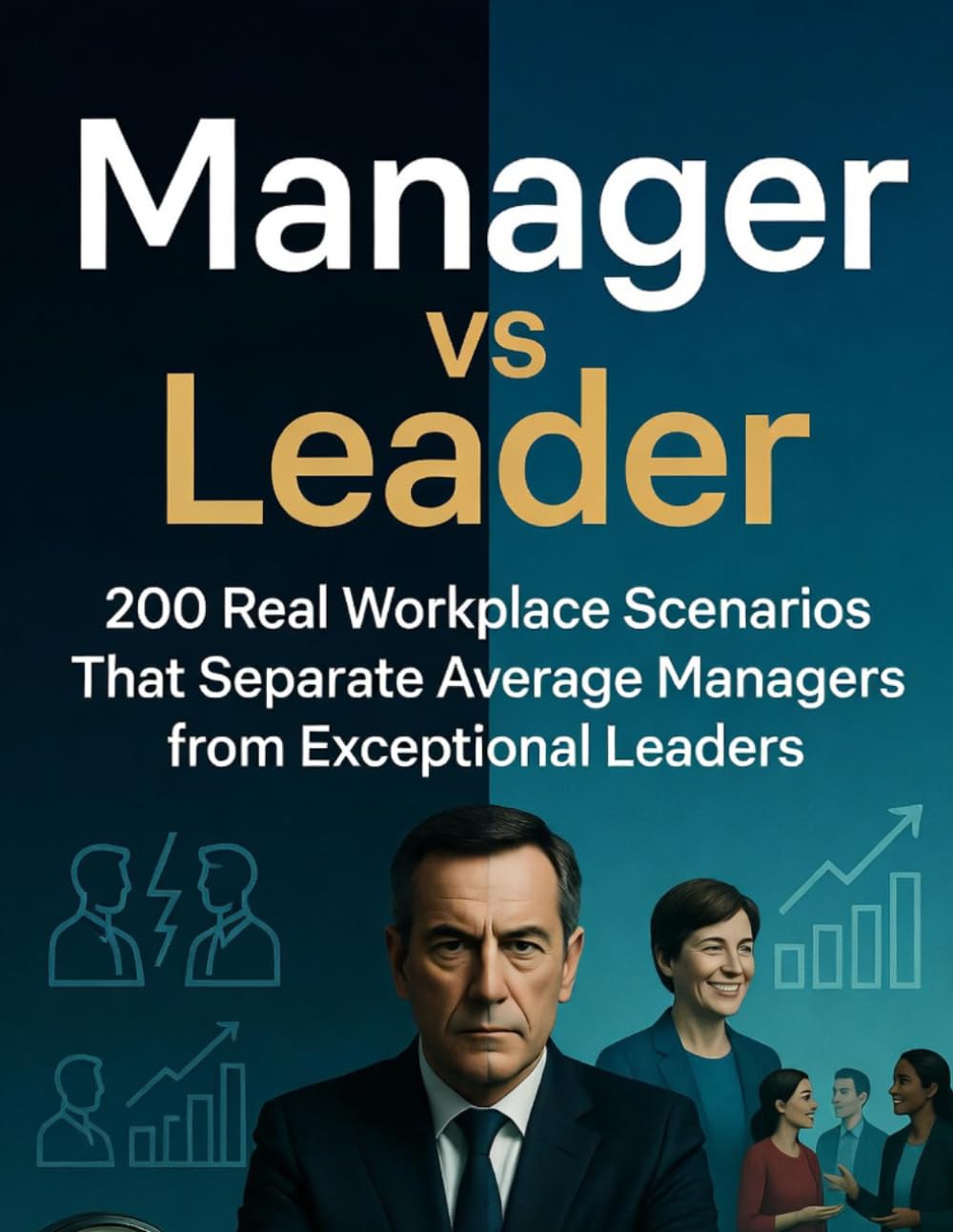 Manager vs Leader : 200 Real Workplace Scenarios That Separate Average Managers from Exceptional Leaders