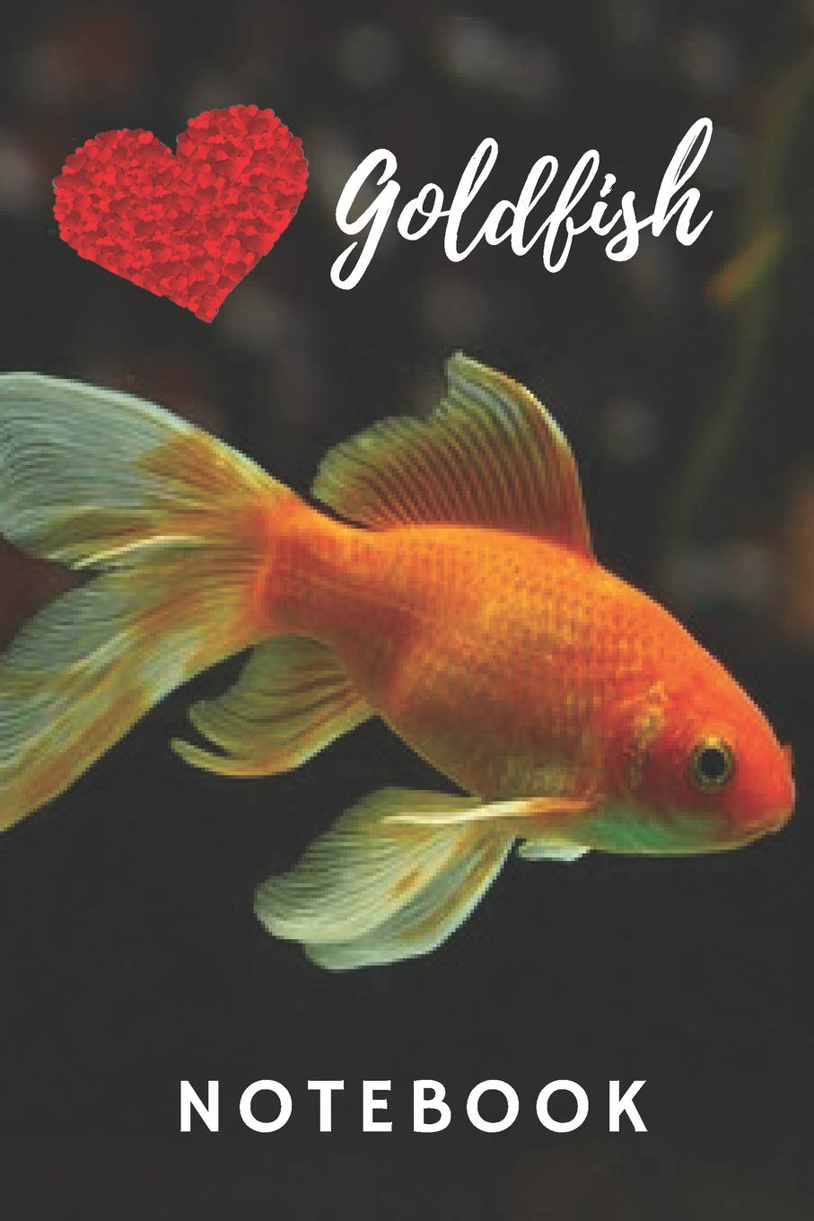 Goldfish Notebook: cute goldfishes gift for children that love fish (blank lined notebook) pet notepad, diary for kids / best for writing notes and ... / journal for journaling / goldfish journal