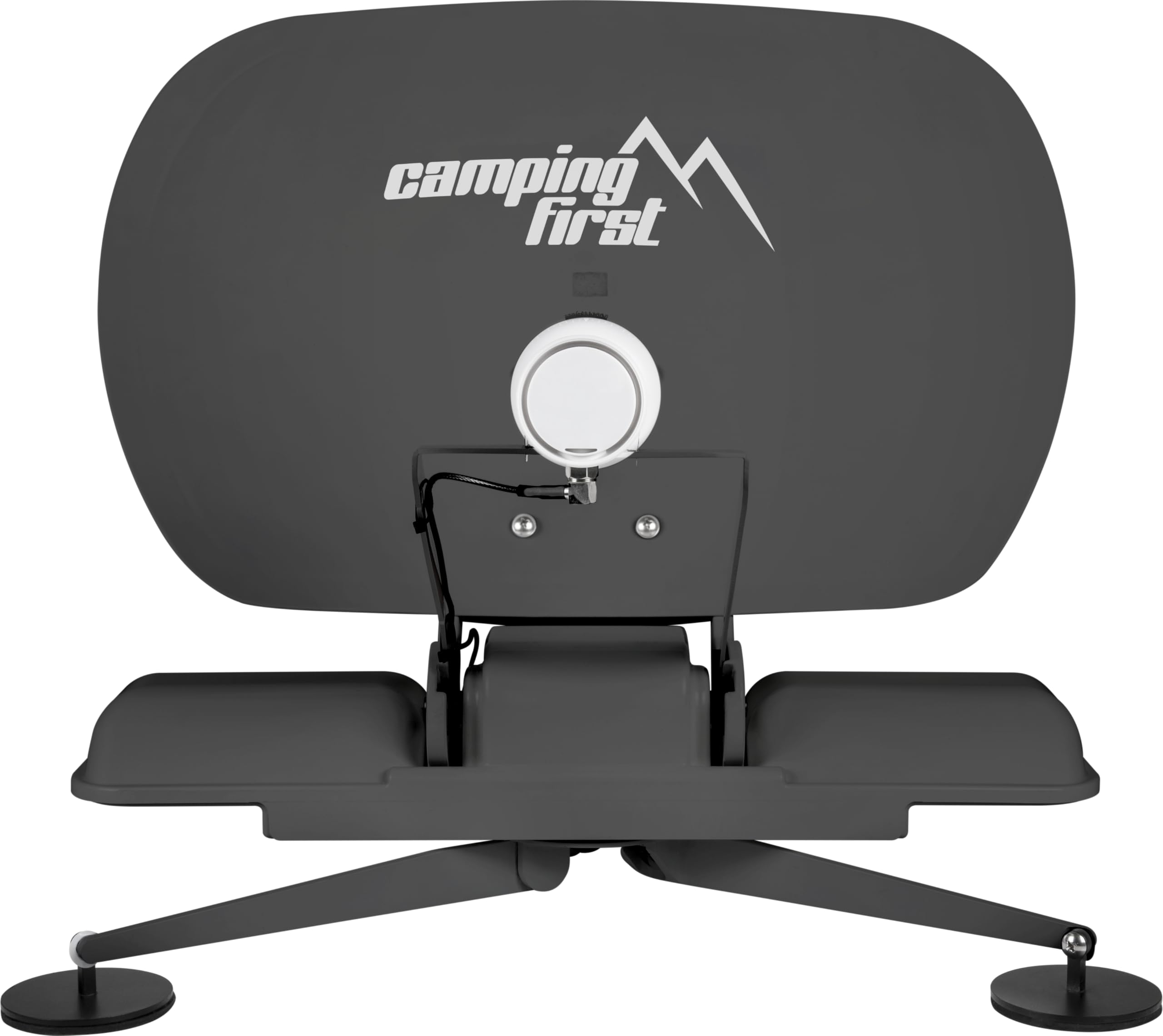 Satmex mobil 3 – Antenna sat mobile automatica – Antracite | Allineamento automatico su Astra 19,2°E, senza alimentazione esterna