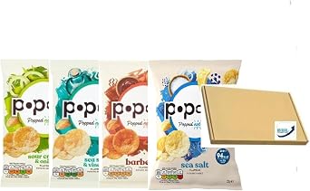 Pop Chip Mixed Case 23G Pack Of 24 | 4 Flavours | 6 Of Each Flavour