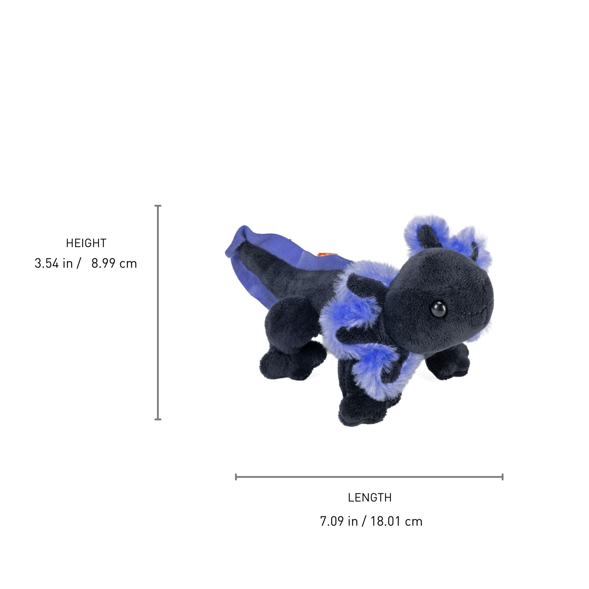 Amazon.com: Wild Republic Pocketkins Black Axolotl Stuffed Animal