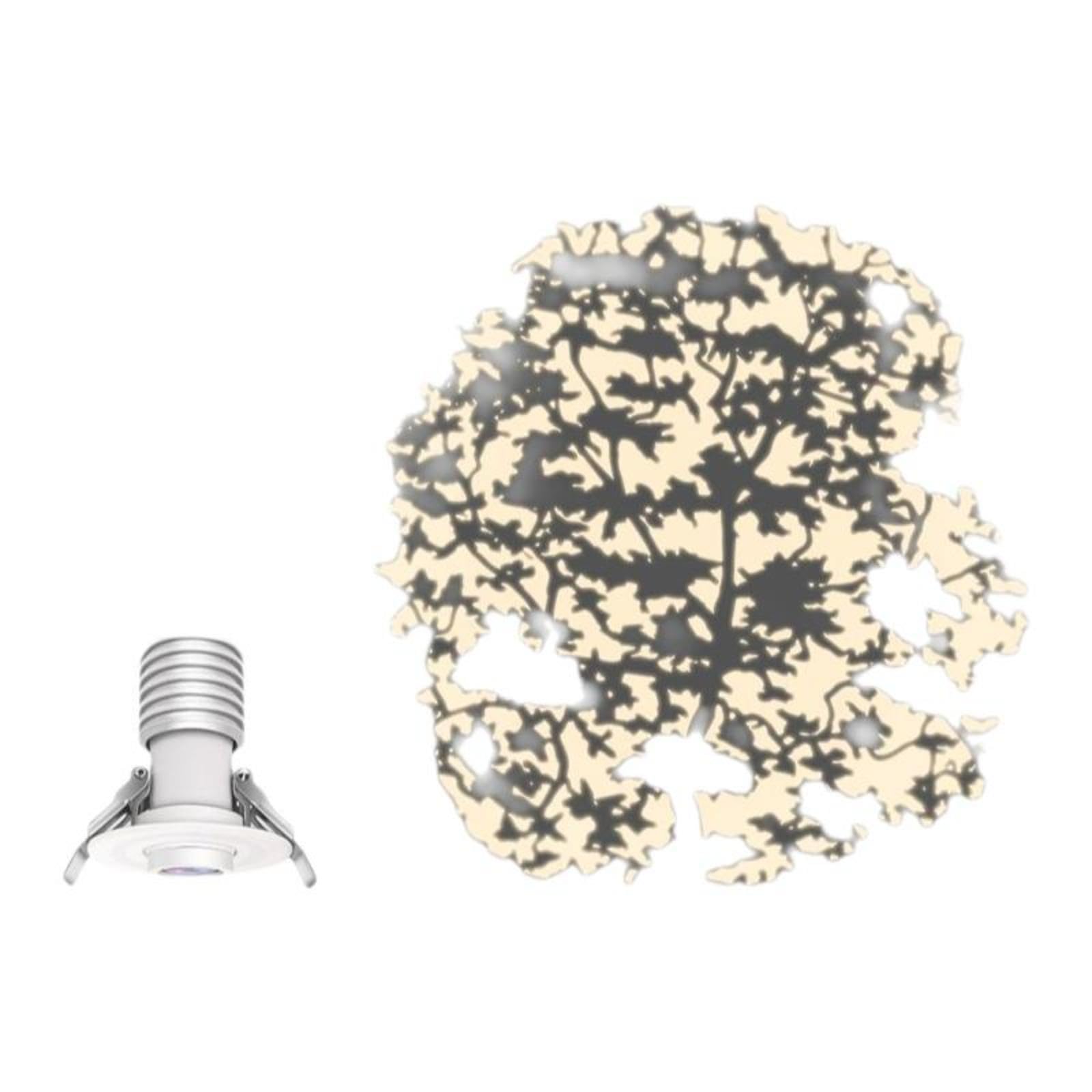 Projection Light Fixture, Water Ripple Light, Tree Outline, Living Room, Hallway Decor Leaf Recessed 10x9cm-image-29